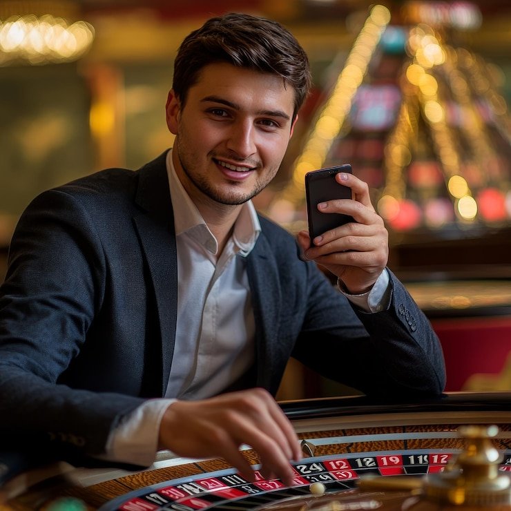 Tampilan kartu permainan dan pilihan tindakan di Free Bet Blackjack slotbabon